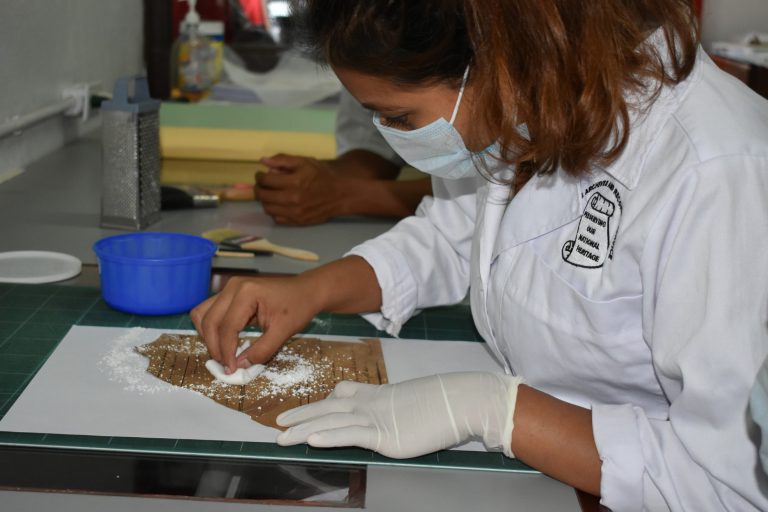 Surface Cleaning of Paper Belize Archives and Records Service
